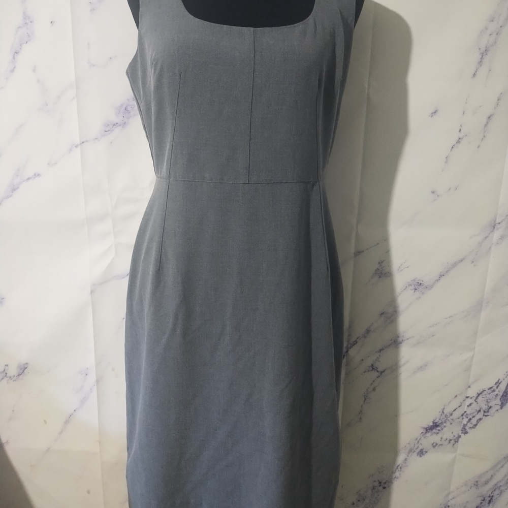 New York & Company Charcoal Midi Dress